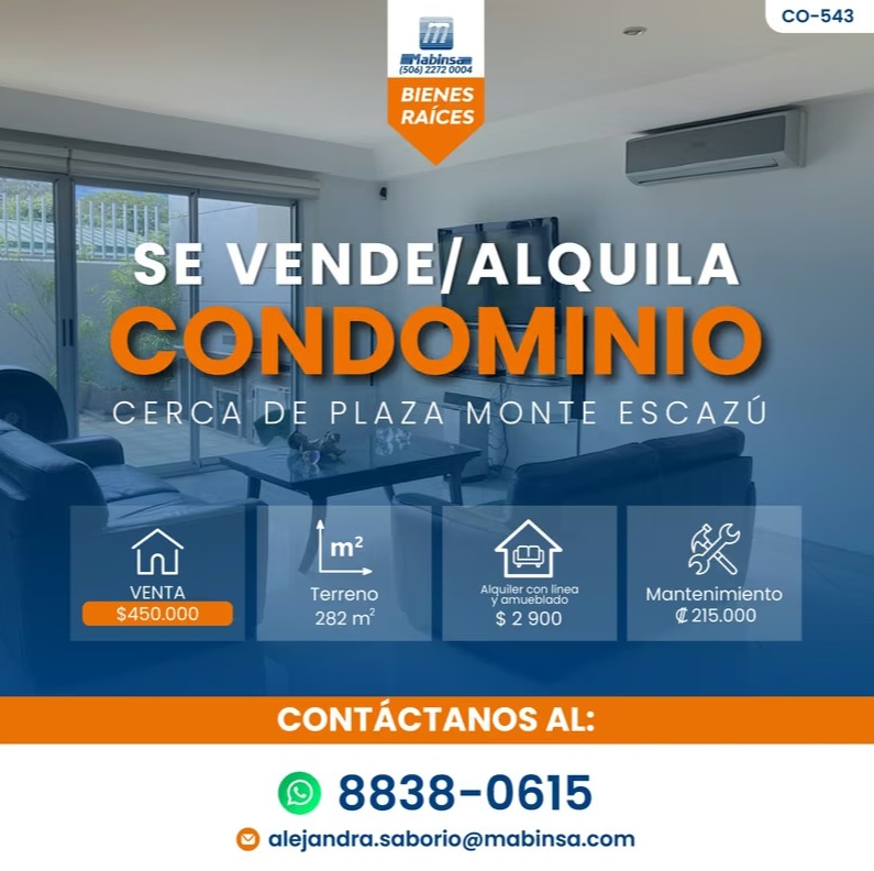 WhatsApp Image 2026-05-20 at 3.52.01 PM SE VENDE CASA | Escazú $450.000 | CO-543