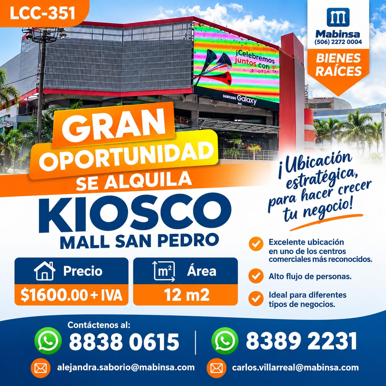WhatsApp Image LOCAL MALL SAN PEDRO SE ALQUILA/SE VENDE KIOSKO – Mall San Pedro | LCC-351-SE ESCUCHAN OFERTAS!!