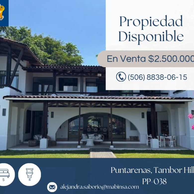 PP-038 SE VENDE CASA – Tambor Hills |
