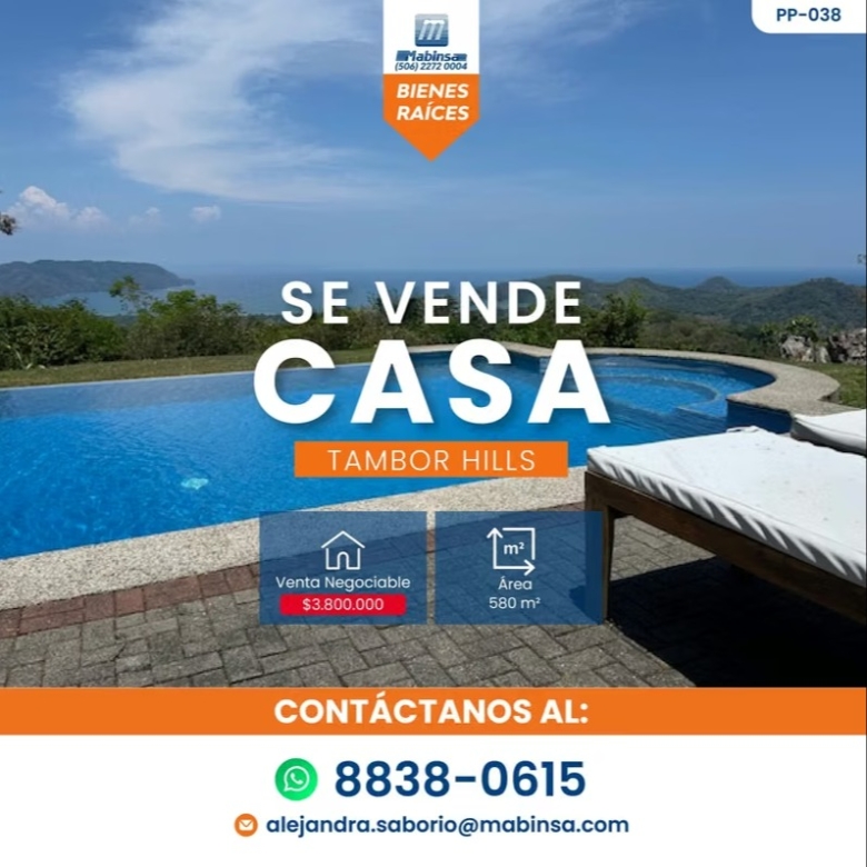 SE VENDE CASA – Tambor Hills | PP-038