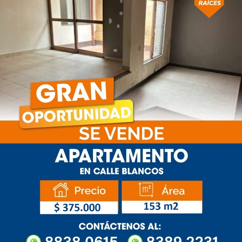 SE VENDE APARTAMENTOS  DE Calle Blancos, San José | AP-146 / REBAJADO!