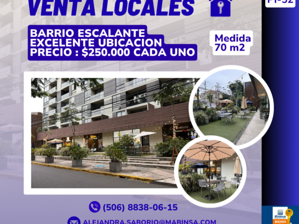 PI-52   LOCALES COMERCIALES EN BARRIO ESCALANTE