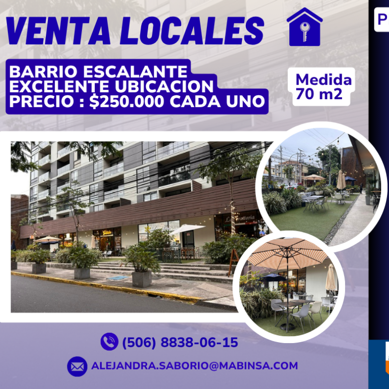 PI-52   LOCALES COMERCIALES EN BARRIO ESCALANTE