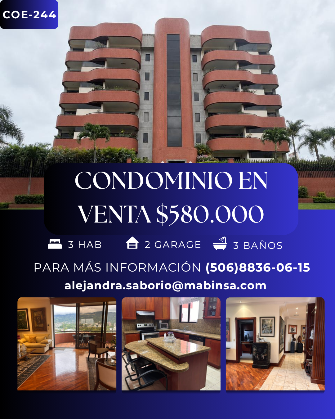 COE-244 Casa en Venta Post 🏡✨COE-244 CONDOMINIO HABITACIONAL EN TREJOS MONTEALEGRE,ESCAZU.