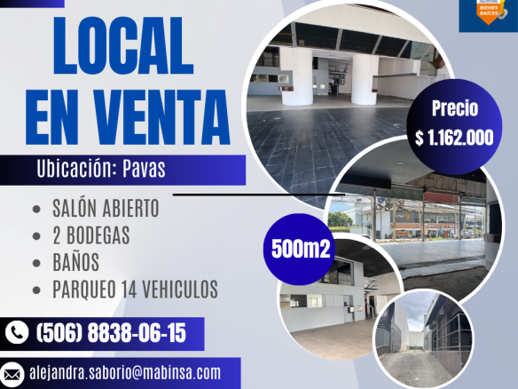 ✨ LOC-197   / LOCAL COMERCIAL PAVAS