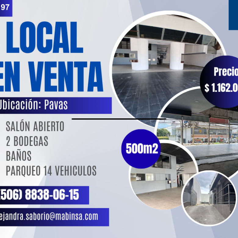 ✨ LOC-197   / LOCAL COMERCIAL PAVAS