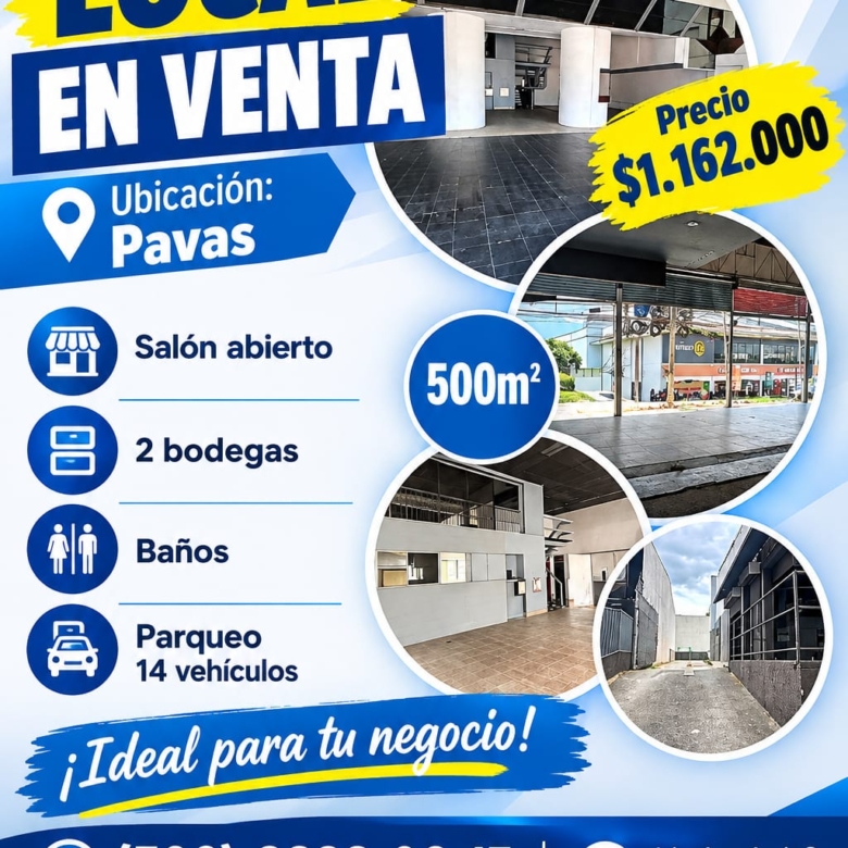 ✨ LOC-197   / LOCAL COMERCIAL PAVAS