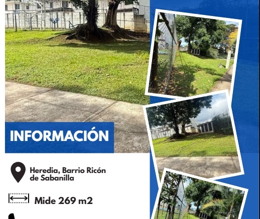 🌄LH-221 VENTA DE LOTE HABITACIONAL HEREDIA