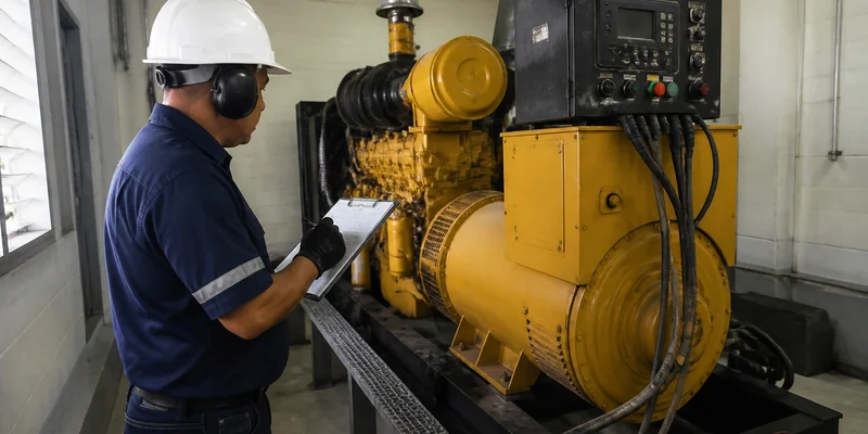 Mantenimiento de plantas eléctricas de emergencia en edificios de Costa Rica